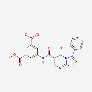 N-(2-ethylphenyl)-5-oxo-3-phenyl-5H-[1,3]thiazolo[3,2-a]pyrimidine-6-carboxamide