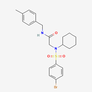 3-(ethylsulfamoyl)-4-methoxy-N-[(oxolan-2-yl)methyl]benzamide