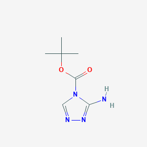 tert-butyl 3-amino-4H-1,2,4-triazole-4-carboxylate