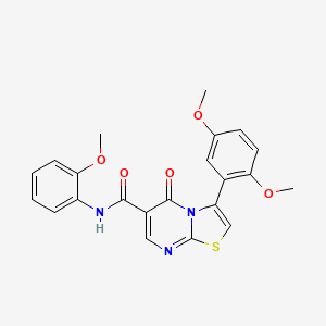 3-(2,5-dimethoxyphenyl)-N-(3-methylphenyl)-5-oxo-5H-[1,3]thiazolo[3,2-a]pyrimidine-6-carboxamide