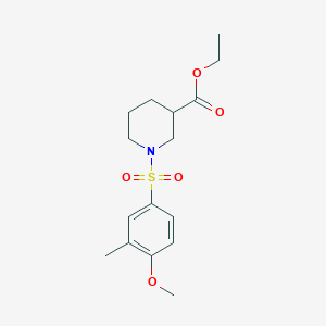 Ethyl 1-((4-methoxy-3-methylphenyl)sulfonyl)piperidine-3-carboxylate