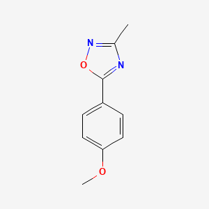 molecular formula C10H10N2O2 B7705436 5-(4-Methoxyphenyl)-3-methyl-1,2,4-oxadiazole CAS No. 209912-45-8