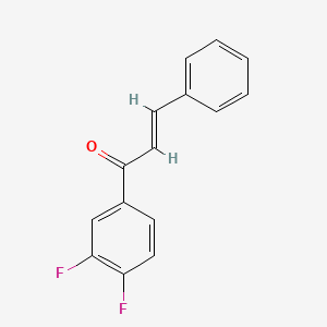 (E)-1-(3,4-Difluorophenyl)-3-phenylprop-2-en-1-one