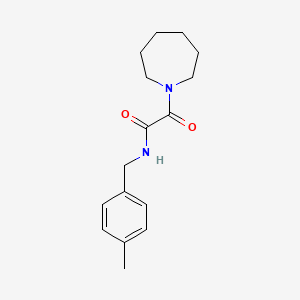 molecular formula C16H22N2O2 B7705818 2-(azepan-1-yl)-N-(4-methylbenzyl)-2-oxoacetamide 