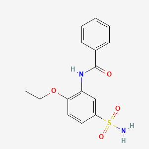 molecular formula C15H16N2O4S B7705993 N-(2-Ethoxy-5-sulfamoylphenyl)benzamide CAS No. 915914-18-0