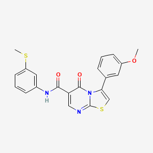 1-(3,4-dimethoxybenzenesulfonyl)-N-(2,5-dimethylphenyl)piperidine-4-carboxamide