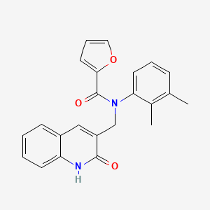 N-(2,3-dimethylphenyl)-N-((2-hydroxyquinolin-3-yl)methyl)furan-2-carboxamide