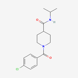 1-(4-chlorobenzoyl)-N-isopropylpiperidine-4-carboxamide