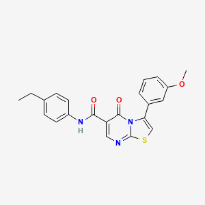 1-(3,4-dimethoxybenzenesulfonyl)-N-(4-acetamidophenyl)piperidine-4-carboxamide