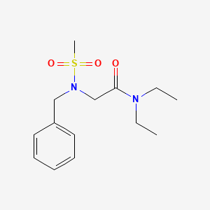 2-(N-benzylmethylsulfonamido)-N,N-diethylacetamide