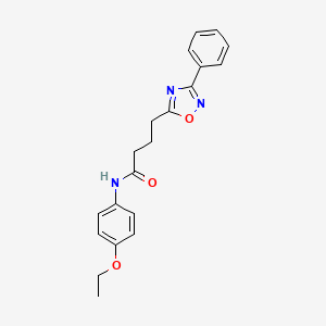 N-(4-ethoxyphenyl)-4-(3-phenyl-1,2,4-oxadiazol-5-yl)butanamide