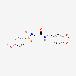 N-(4-bromophenyl)-2-(N-methyl4-methoxybenzenesulfonamido)acetamide