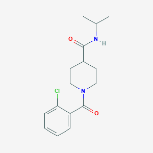 1-(2-chlorobenzoyl)-N-isopropylpiperidine-4-carboxamide