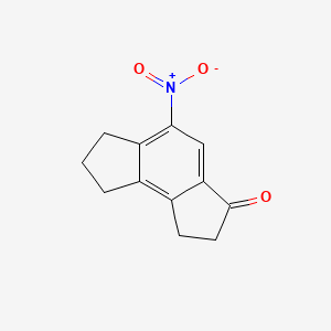 5-Nitro-1,2,3,6,7,8-hexahydro-as-indacen-3-one