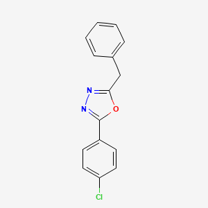 2-Benzyl-5-(4-chlorophenyl)-1,3,4-oxadiazole