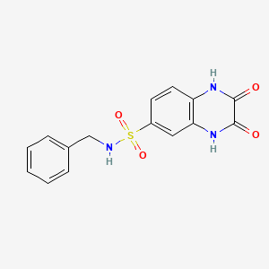 N-benzyl-2,3-dioxo-1,2,3,4-tetrahydroquinoxaline-6-sulfonamide