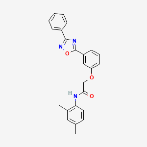 N-(2,4-dimethylphenyl)-2-(3-(3-phenyl-1,2,4-oxadiazol-5-yl)phenoxy)acetamide