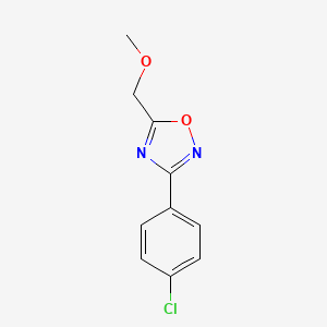 3-(4-chlorophenyl)-5-(methoxymethyl)-1,2,4-oxadiazole