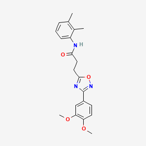 3-[3-(3,4-dimethoxyphenyl)-1,2,4-oxadiazol-5-yl]-N-(2,3-dimethylphenyl)propanamide