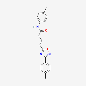 N-(4-methylphenyl)-4-[3-(4-methylphenyl)-1,2,4-oxadiazol-5-yl]butanamide