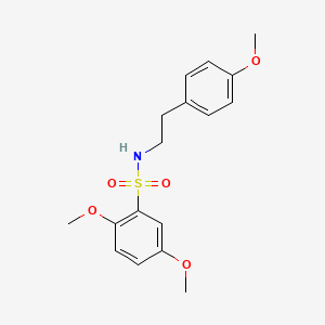 2,5-dimethoxy-N-[2-(4-methoxyphenyl)ethyl]benzenesulfonamide