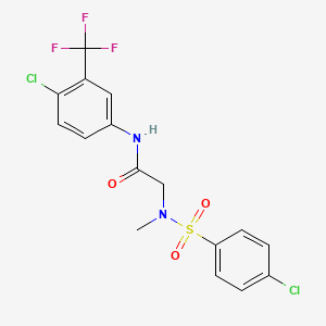 N,N-diethyl-2-(N-methyl4-chlorobenzenesulfonamido)acetamide