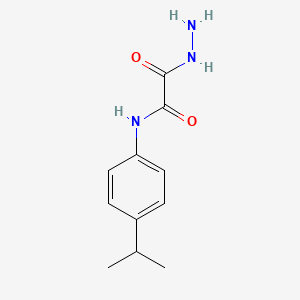 molecular formula C11H15N3O2 B7710311 2-Hydrazinyl-N-(4-isopropylphenyl)-2-oxoacetamide CAS No. 676605-34-8