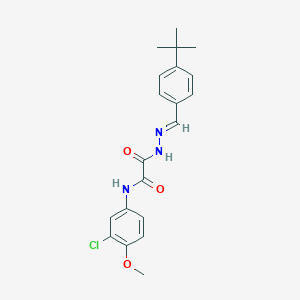 N'-benzyl-N-(3-chloro-4-methoxyphenyl)ethanediamide