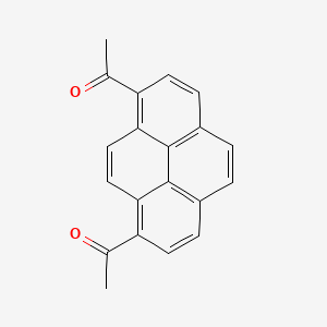 molecular formula C20H14O2 B7712251 1,8-二乙酰芘 CAS No. 86471-06-9