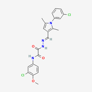 N'-(3-chloro-4-methoxyphenyl)-N-methylethanediamide