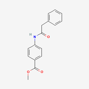 N'-[(Z)-[3-methoxy-4-(prop-2-en-1-yloxy)phenyl]methylidene]-2-phenylacetohydrazide