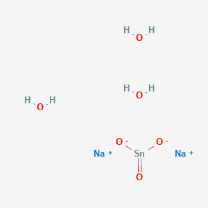 molecular formula H6Na2O6Sn B077131 Sodium stannate trihydrate CAS No. 12209-98-2