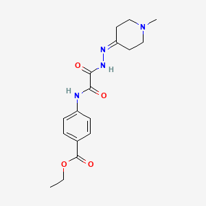 molecular formula C17H22N4O4 B7713742 N'-(2-methoxy-5-methylphenyl)-N-[(oxolan-2-yl)methyl]ethanediamide 
