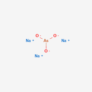molecular formula AsNa3O3 B077138 Trisodium arsenite CAS No. 14060-38-9