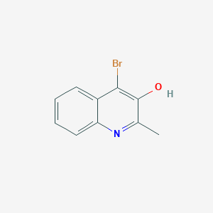 molecular formula C10H8BrNO B077140 4-溴-2-甲基喹啉-3-醇 CAS No. 13235-12-6