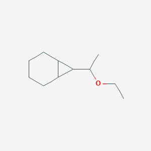 molecular formula C11H20O B7714618 7-(1-Ethoxyethyl)bicyclo[4.1.0]heptane CAS No. 6537-04-8