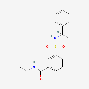N-ethyl-5-{[(furan-2-yl)methyl]sulfamoyl}-2-methylbenzamide