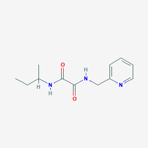 molecular formula C12H17N3O2 B7714914 N-(butan-2-yl)-N'-[2-(4-methoxyphenyl)ethyl]ethanediamide 