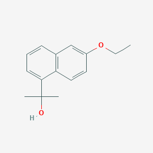 molecular formula C15H18O2 B7715524 2-(6-Ethoxynaphthalen-1-yl)propan-2-ol CAS No. 2181151-14-2