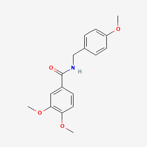 3,5-dimethoxy-N-[(pyridin-3-yl)methyl]benzamide