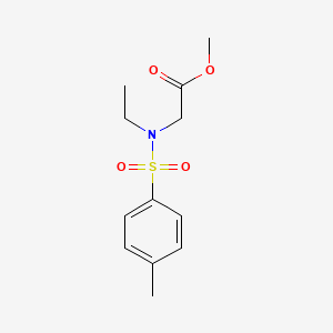 molecular formula C12H17NO4S B7716205 Methyl 2-(N-ethyl-4-methylphenylsulfonamido)acetate CAS No. 839687-80-8