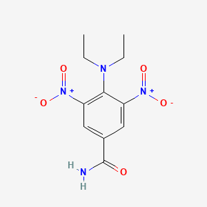 molecular formula C11H14N4O5 B7716590 4-(Diethylamino)-3,5-dinitrobenzamide CAS No. 1092276-97-5