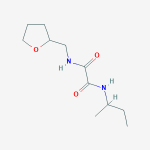 molecular formula C11H20N2O3 B7717875 ethyl 4-({[(4-chlorophenyl)methyl]carbamoyl}formamido)benzoate 
