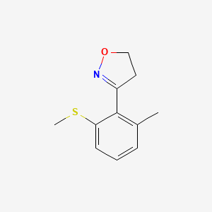 molecular formula C11H13NOS B7717951 3-((2-Methyl)-6-methylthiophenyl)-4,5-dihydroisoxazole CAS No. 250592-91-7