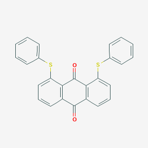molecular formula C26H16O2S2 B077182 1,8-二(苯硫基)蒽醌 CAS No. 13676-91-0