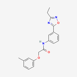 N-(3-(3-ethyl-1,2,4-oxadiazol-5-yl)phenyl)-2-(m-tolyloxy)acetamide