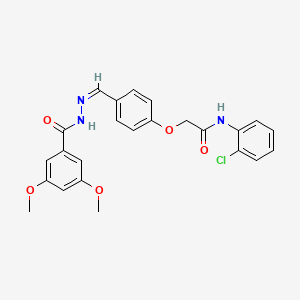 molecular formula C24H22ClN3O5 B7719899 5-chloro-N-(3-chloro-2-methylphenyl)-2-methoxybenzamide 