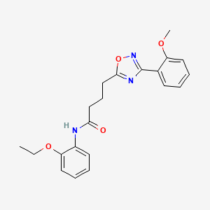 N-(2-ethoxyphenyl)-4-(3-(2-methoxyphenyl)-1,2,4-oxadiazol-5-yl)butanamide