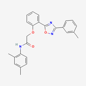 N-(2,4-dimethylphenyl)-2-(2-(3-(m-tolyl)-1,2,4-oxadiazol-5-yl)phenoxy)acetamide