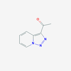 molecular formula C8H7N3O B077207 1-([1,2,3]Triazolo[1,5-a]pyridin-3-yl)ethanone CAS No. 10554-54-8
